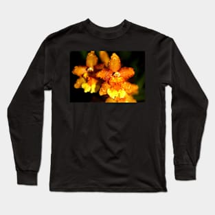 Hybrid Cattleya Orchid Long Sleeve T-Shirt